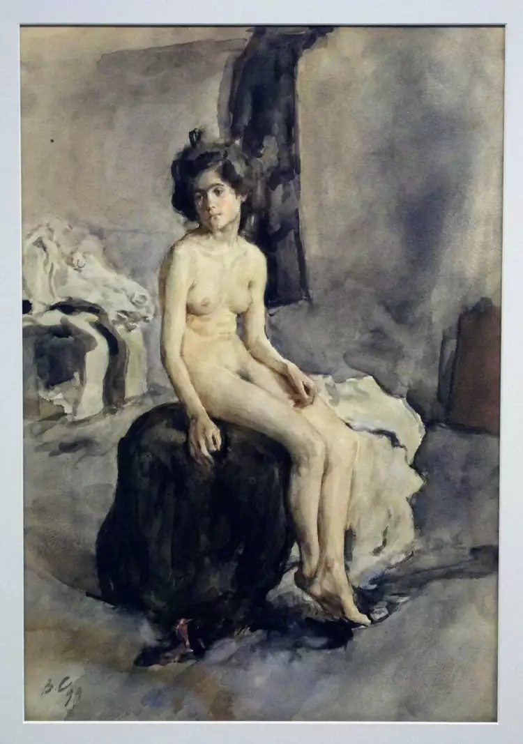 Натурализм. Валентин Серов. «Натурщица», 1899 Натурализм. Валентин Серов. «Натурщица», 1899