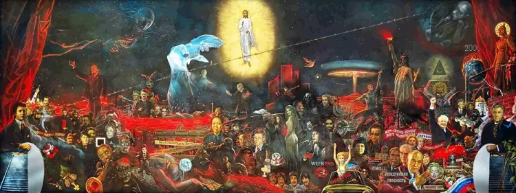 Илья Глазунов. Картина «Мистерия XX века», 1977-1999