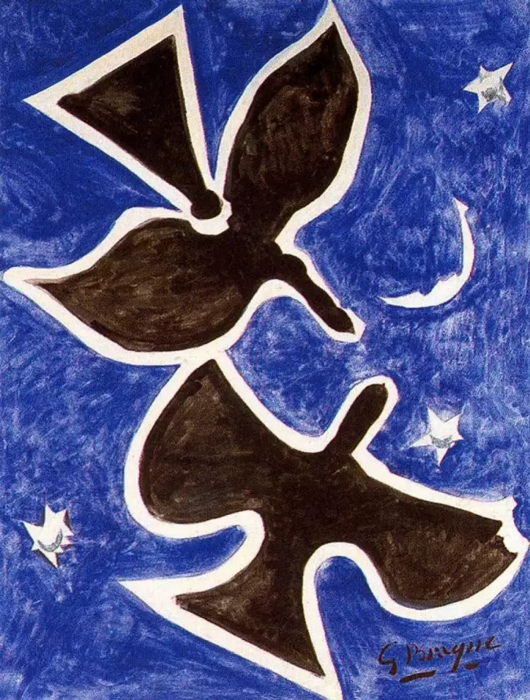 Georges Braque. Vögel, 1953 Georges Braque. Vögel, 1953