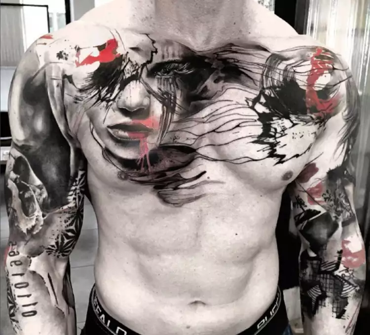 Realistic Trash polka. Орнамент трэш польки