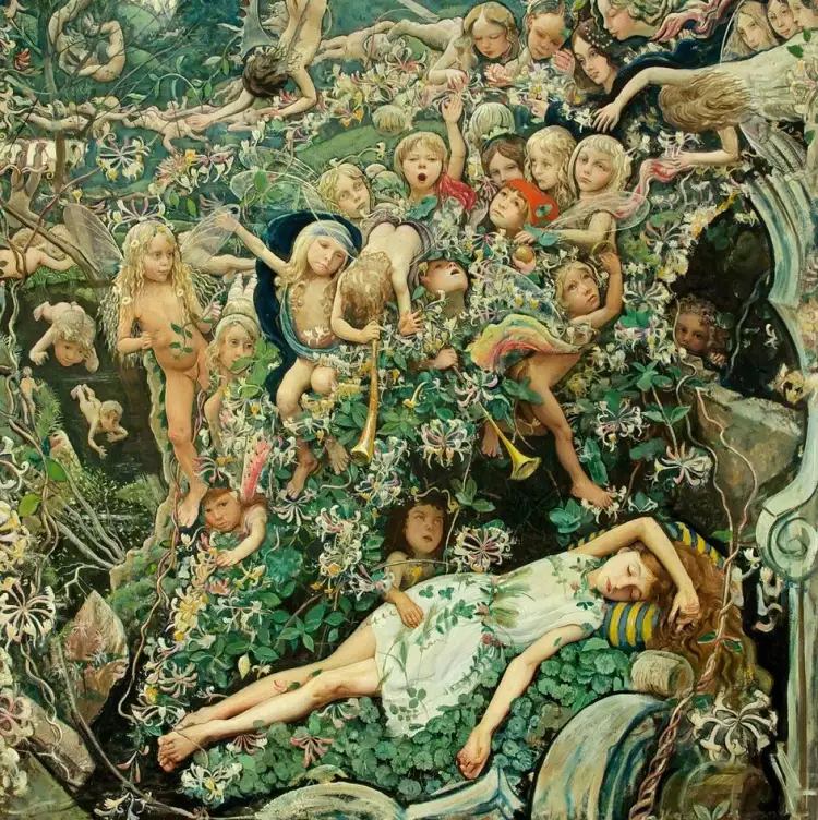 Марк Ланселот Симонс. Картина «Сказка», 1935 Марк Ланселот Симонс. Картина «Сказка», 1935