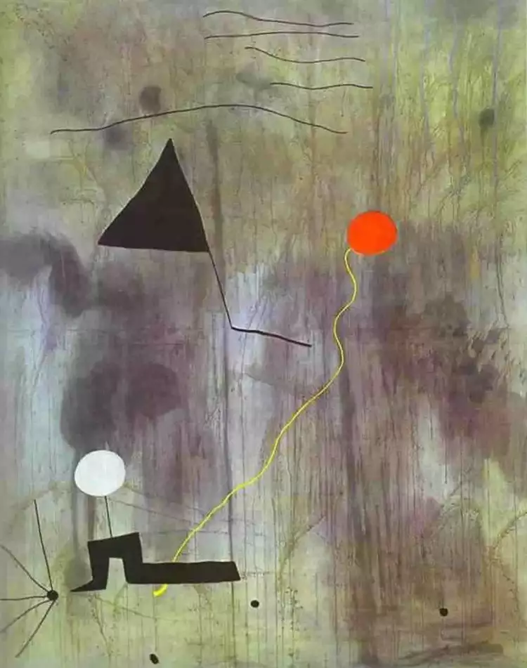Жоан Миро. Картина «Рождение мира», 1925 Жоан Миро. Картина «Рождение мира», 1925