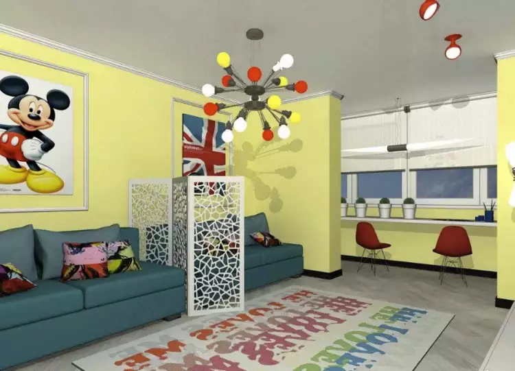 Стиль поп-арт в интерьере. Детская в стиле поп-арт