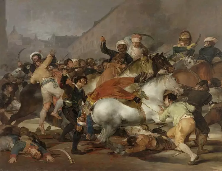 10 most famous Spanish artists. Francisco Goya. The Second of May 1808, 1814 10 most famous Spanish artists. Francisco Goya. The Second of May 1808, 1814