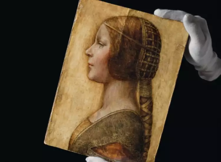 Найденный рисунок да Винчи «Принцесса Леонардо»