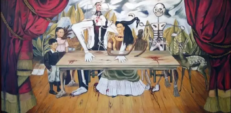 Похищенные картины. Фрида Кало. «Раненный стол»