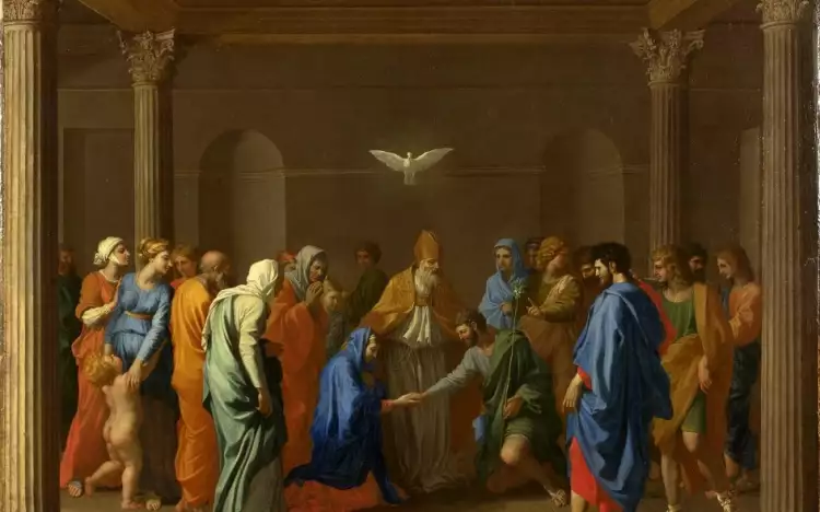 Classicism. Nicolas Poussin. The betrothal of Mary, 1636-1640 Classicism. Nicolas Poussin. The betrothal of Mary, 1636-1640