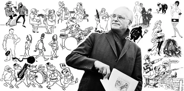 Херлуф Бидструп. Фотография художника, год создания неизвестен