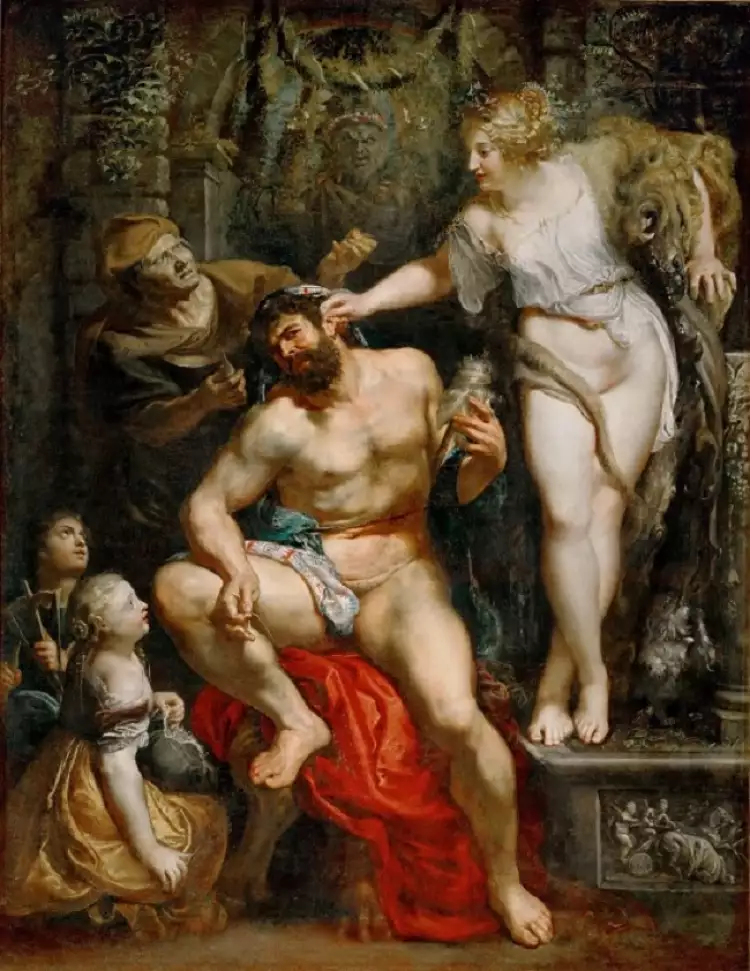 Барокко. Рубенс. «Геркулес и Омфала», 1602-1605 Барокко. Рубенс. «Геркулес и Омфала», 1602-1605