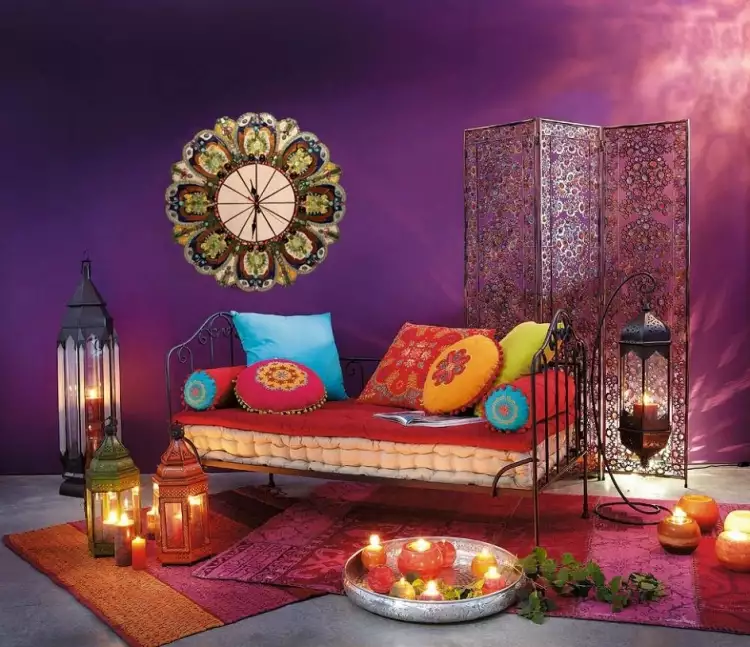 Индийский стиль в интерьере