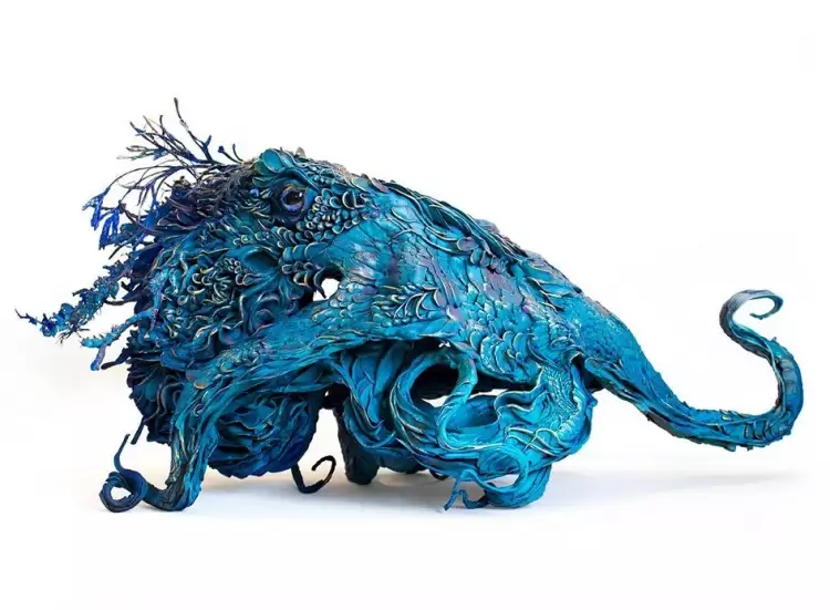 Эллен Джуэтт. Необычная скульптура на каркасе