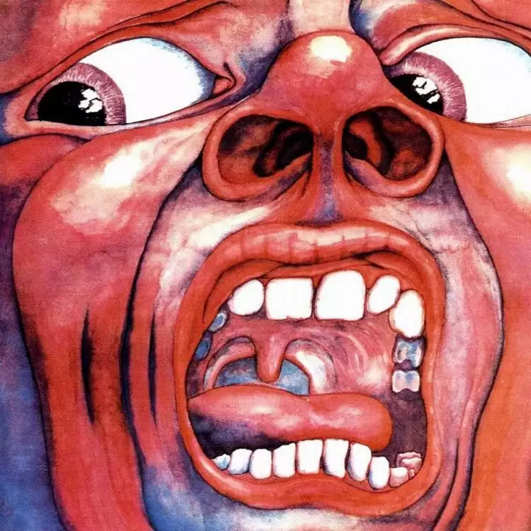 Обложки легендарных музыкальных альбомов. In The Court Of The Crimson King
