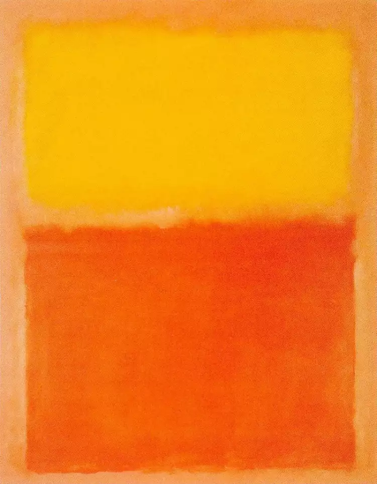 Самые дорогие картины русских художников. Ротко, «Оранжевый, красный, желтый»