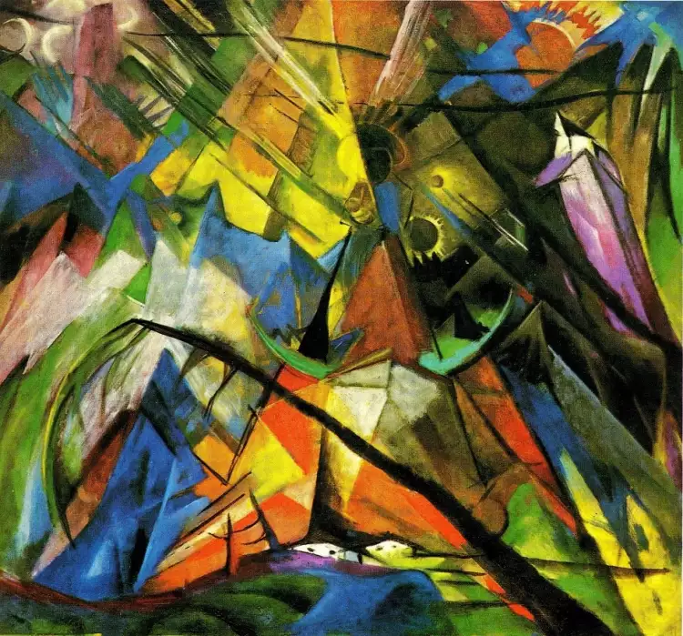 Франц Марк. «Тироль», 1914 Франц Марк. «Тироль», 1914