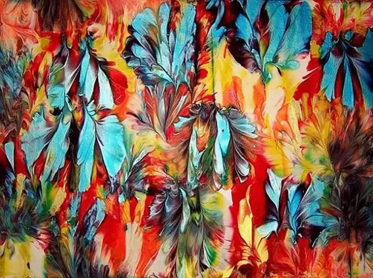 Чем рисуют художники. Работа Киры Айн Варседжи