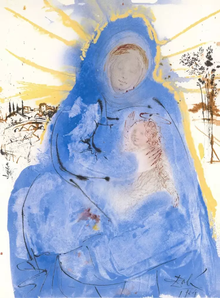 Иллюстрация Сальвадора Дали