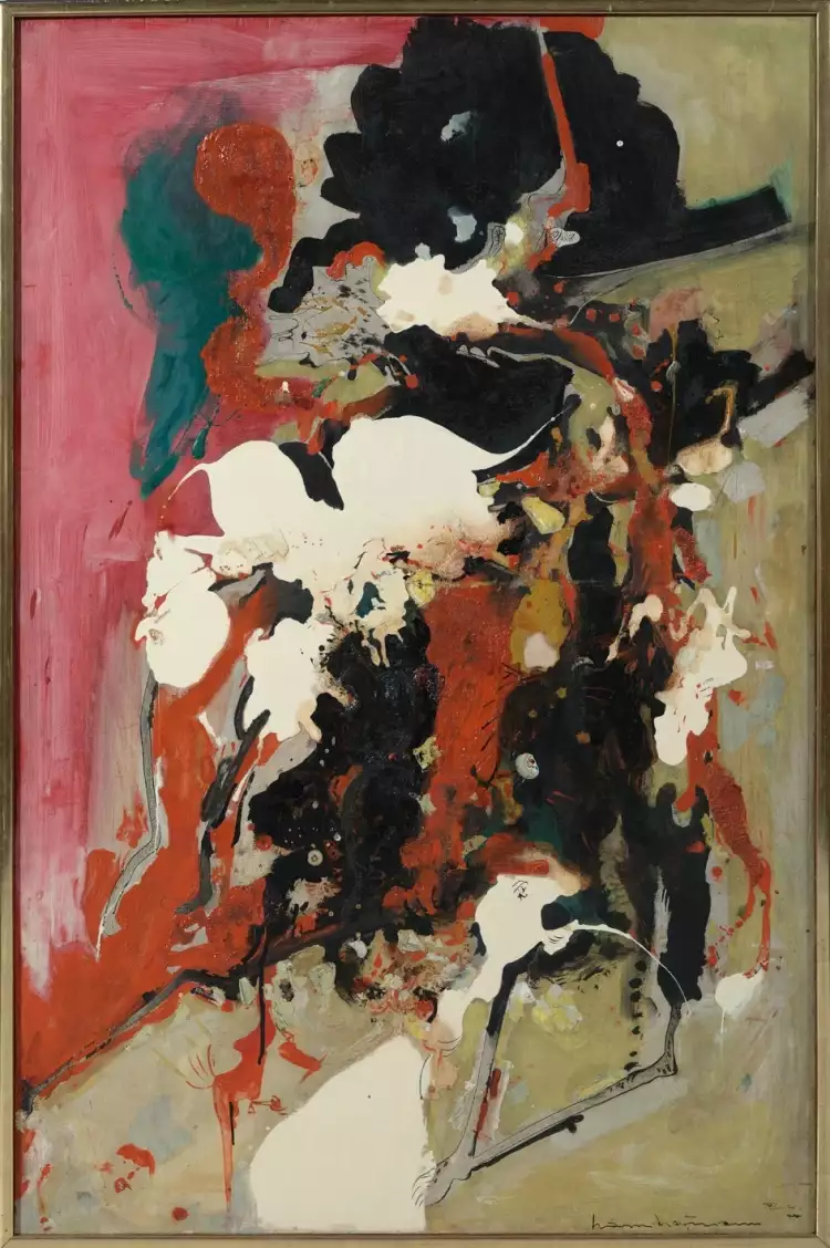 Абстрактный экспрессионизм. Ганс Гофман. Картина «Шипение», 1942 Абстрактный экспрессионизм. Ганс Гофман. Картина «Шипение», 1942