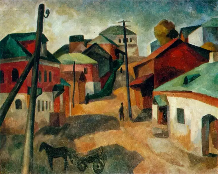 Роберт Фальк. Картина «Старая Руза», 1913 Роберт Фальк. Картина «Старая Руза», 1913