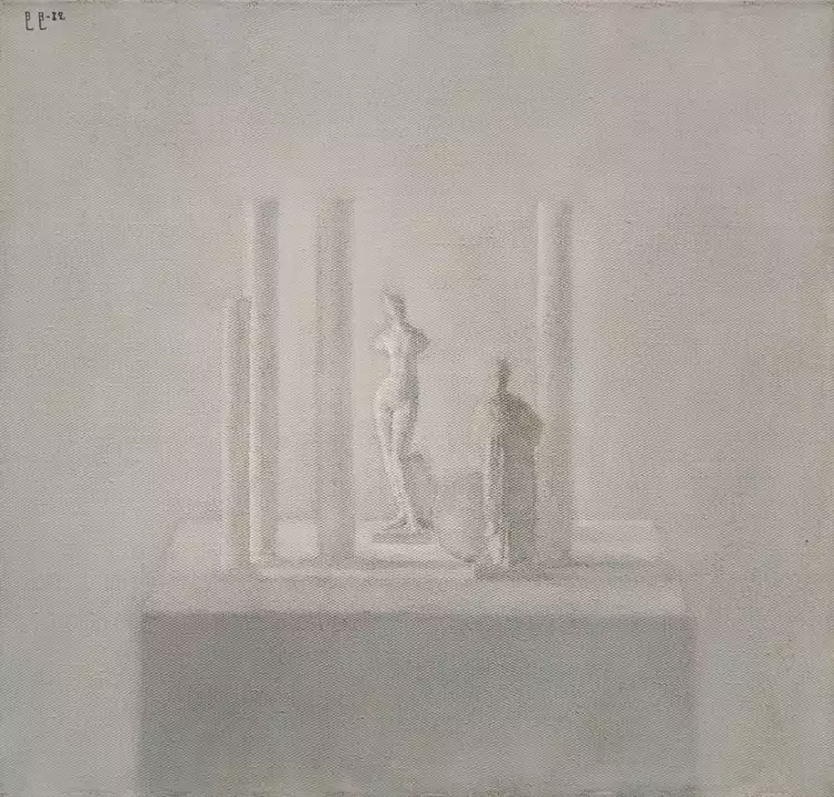 Вейсберг Владимир. Четыре колонны с Венерой и танагрой, 1982