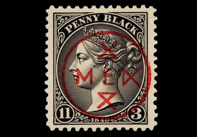 Первая в мире почтовая марка «Черный пенни» 1840 года Первая в мире почтовая марка «Черный пенни» 1840 года