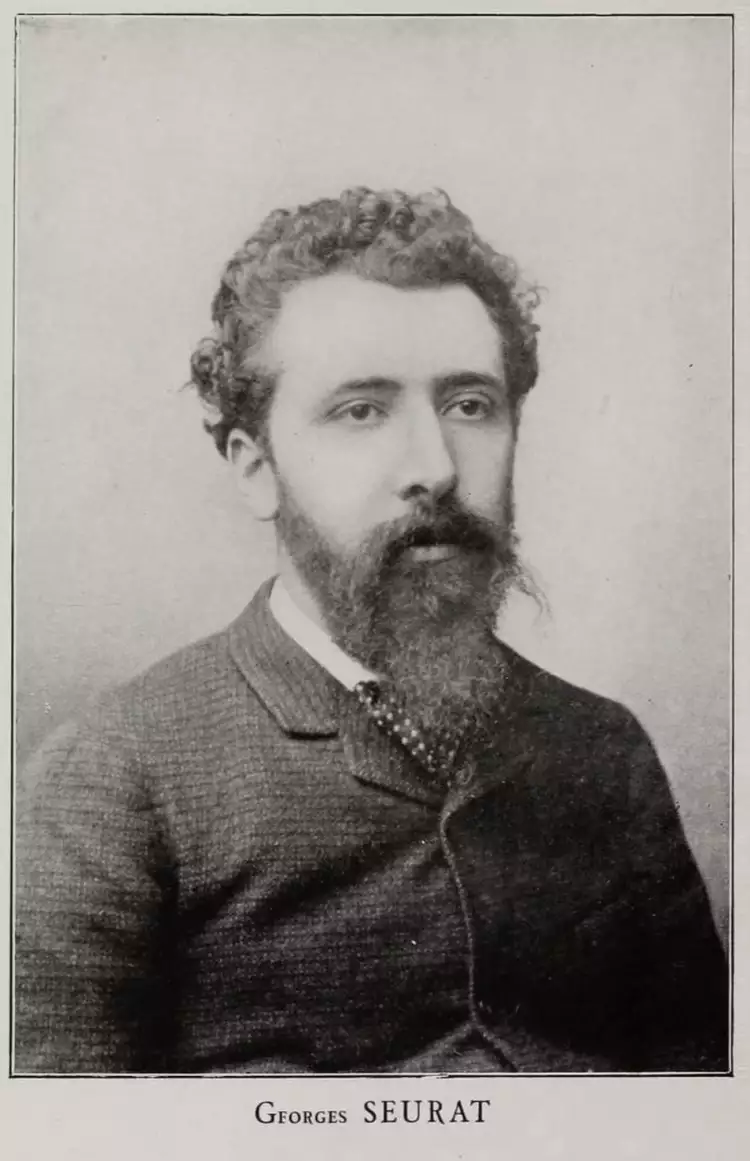 Жорж Сёра. Фотопортрет художника, 1888 Жорж Сёра. Фотопортрет художника, 1888