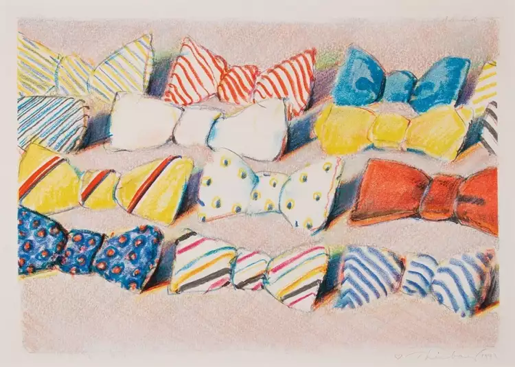 Мортон Уэйн Тибо. Картина Bow Ties, 1993 Мортон Уэйн Тибо. Картина Bow Ties, 1993