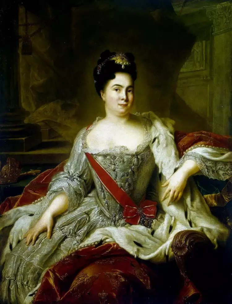 Portrait. Jean-Marc Nattier. Portrait of Catherine I, 1717 Portrait. Jean-Marc Nattier. Portrait of Catherine I, 1717