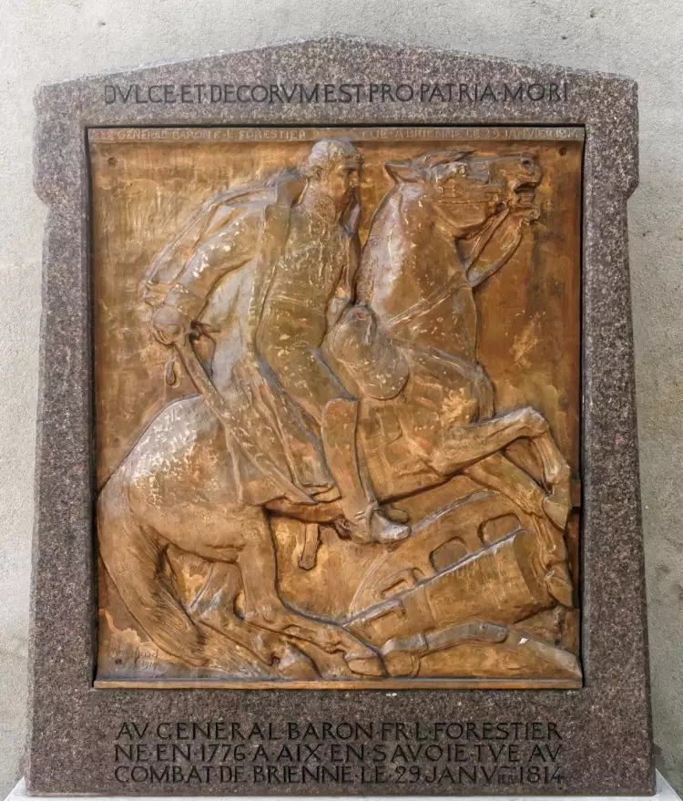 Анри Бушар. Памятник генералу Франсуа Луи Форестье, убитому во время битвы при Бриенне, 1914