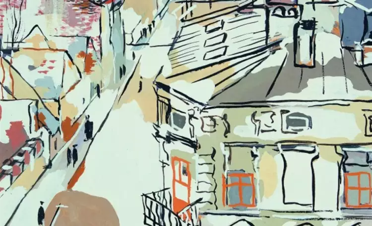 Унизм. Владислав Стржеминский. «Лодзинский пейзаж», 1932 Унизм. Владислав Стржеминский. «Лодзинский пейзаж», 1932