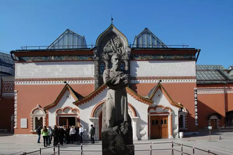 Павел Третьяков. Центральный вход в Третьяковскую галерею, 1874 Павел Третьяков. Центральный вход в Третьяковскую галерею, 1874