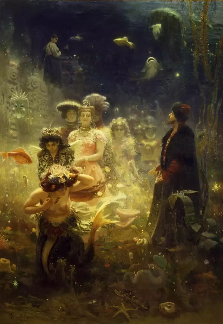 Илья Репин. Садко, 1876