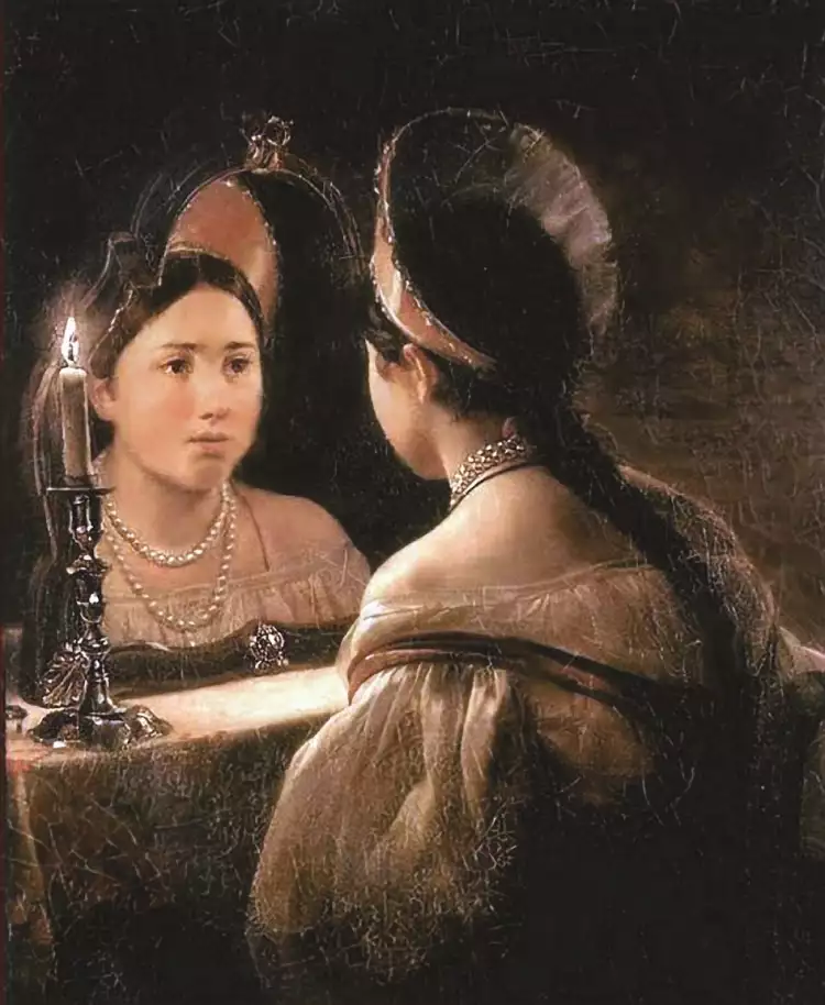 Карл Брюллов. Картина «Гадающая Светлана», 1836 Карл Брюллов. Картина «Гадающая Светлана», 1836