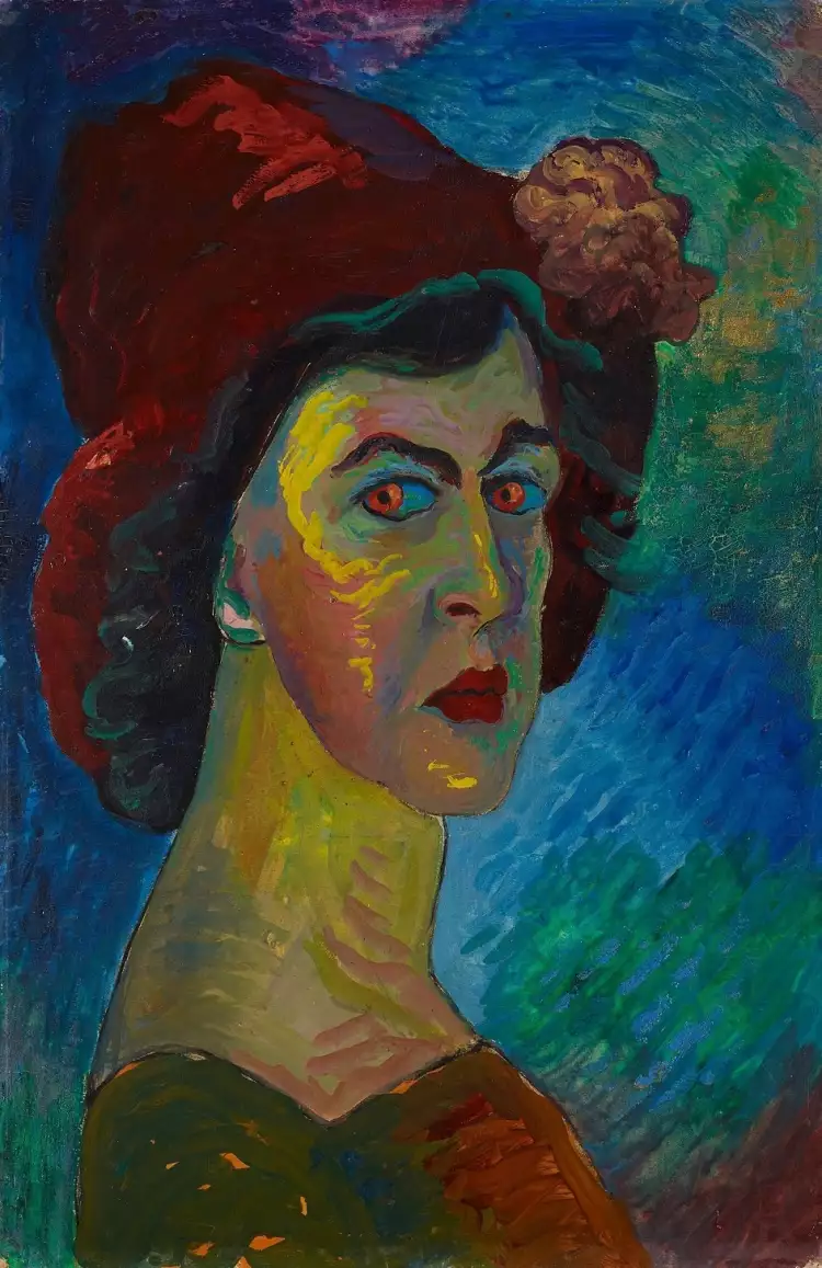 Марианна Веревкина. Картина «Автопортрет I», 1910