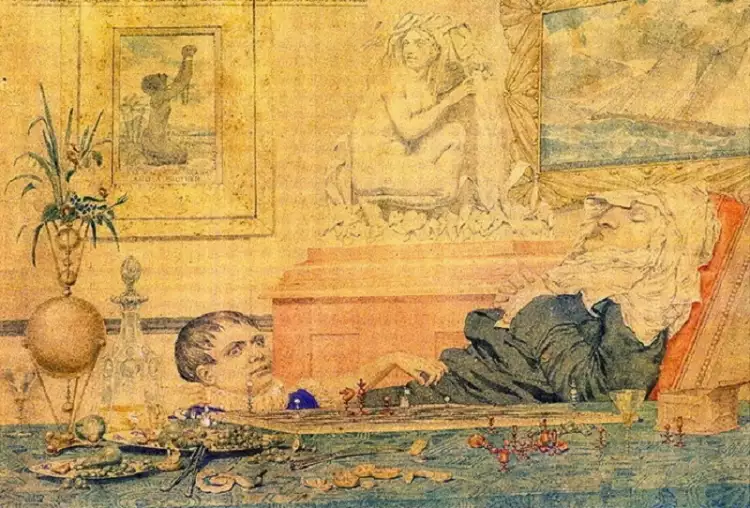 Сумасшедшие художники. Ричард Дадд. Детская задача