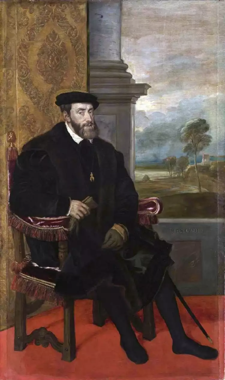 Renaissance. Tiziano. Portrait Charles V, 1548 Renaissance. Tiziano. Portrait Charles V, 1548