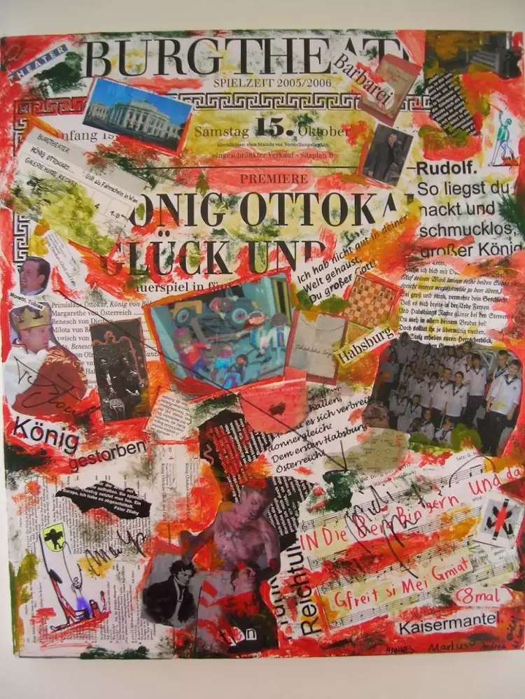 Коллаж. Коллаж из фотографий и газет, начало XXI века