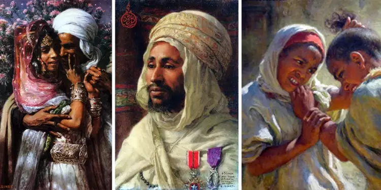 Художники-ориенталисты. Насреддин Дине. «Арабская легенда. Раб любви и света глаз» (1895-1900), «Портрет Слимана» (1910), «Дебаты» (1900) Художники-ориенталисты. Насреддин Дине. «Арабская легенда. Раб любви и света глаз» (1895-1900), «Портрет Слимана» (1910), «Дебаты» (1900)