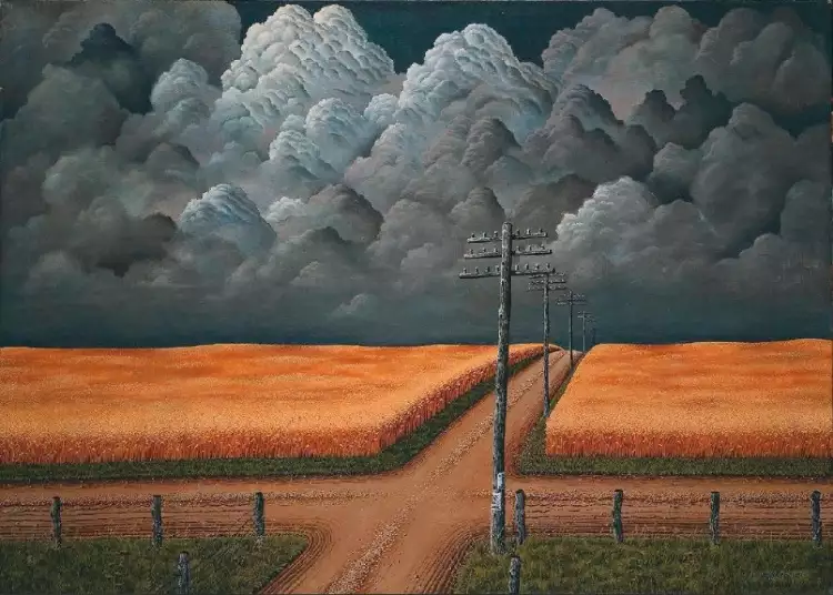Regionalismus. John Rogers Cox. Gray and Gold, 1942 Regionalismus. John Rogers Cox. Gray and Gold, 1942