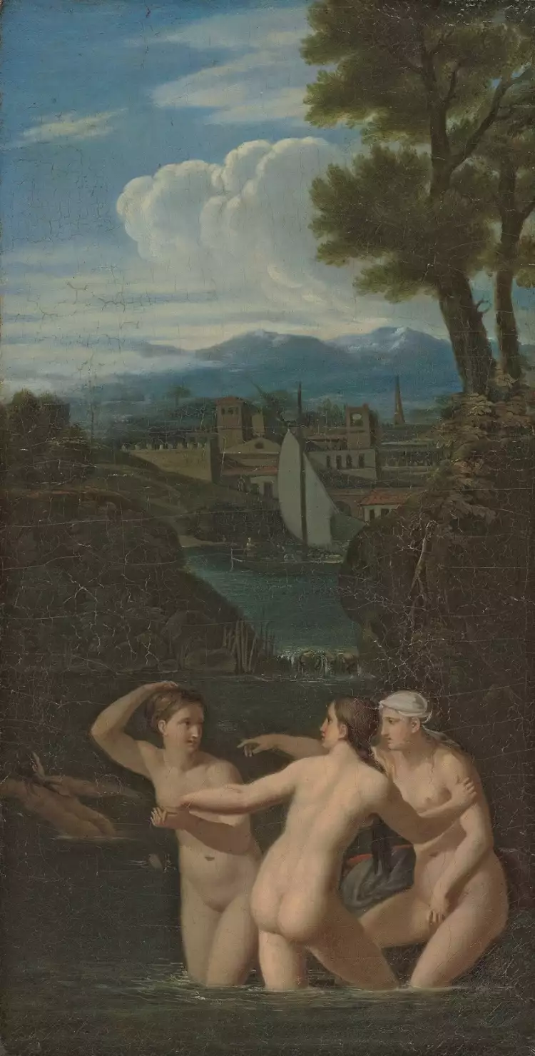 Алексей Егоров. Картина «Купающиеся нимфы», 1831