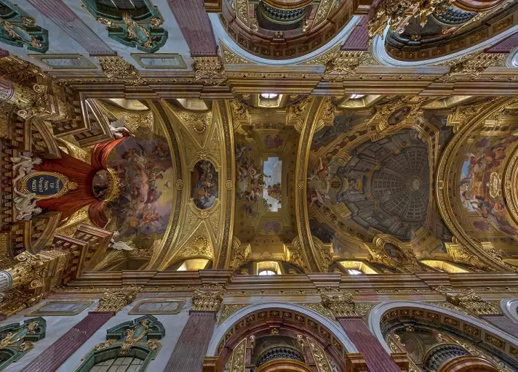 Андреа Поццо. Роспись подкупольного пространства Иезуитской церкви в Вене, 1703-1709