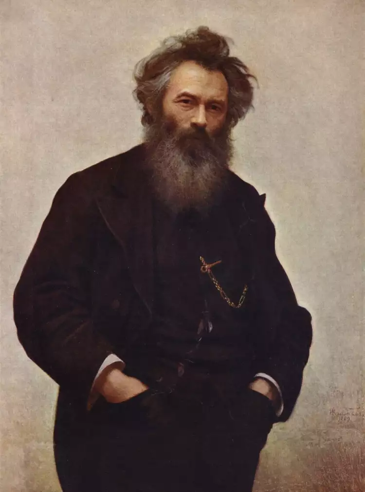 Иван Шишкин. Иван Крамской. «Портрет И. И. Шишкина», 1880 Иван Шишкин. Иван Крамской. «Портрет И. И. Шишкина», 1880