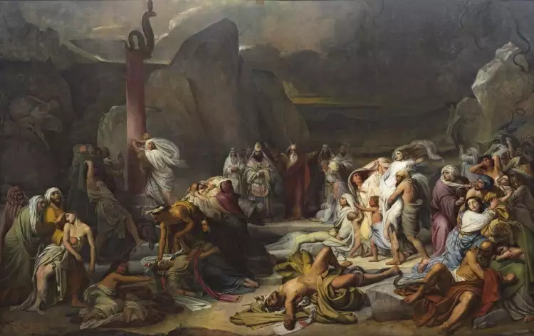Fiodor Bruni. Le Serpent de Bronze, 1841 Fiodor Bruni. Le Serpent de Bronze, 1841