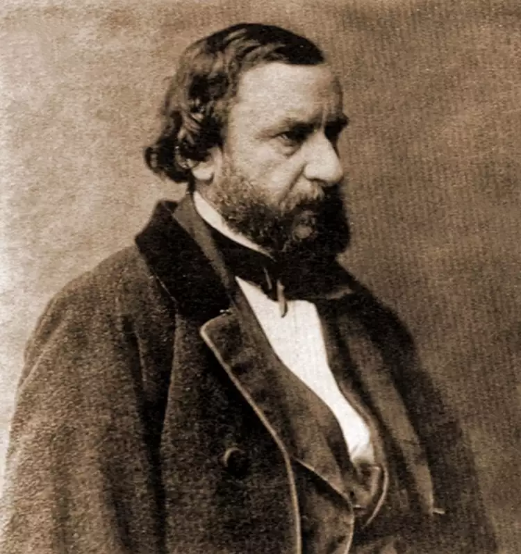 Констан Тройон. Неизвестный автор. Дагерротип «Констан Тройон», 1856