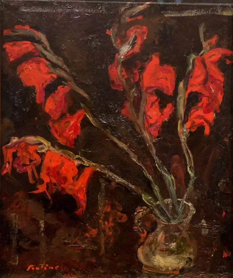 Chaim Soutine. Rote Gladiolen, 1919 Chaim Soutine. Rote Gladiolen, 1919