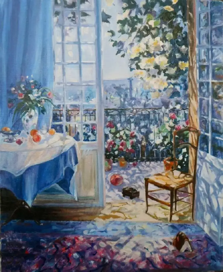 Лоран Парселье. Балкон