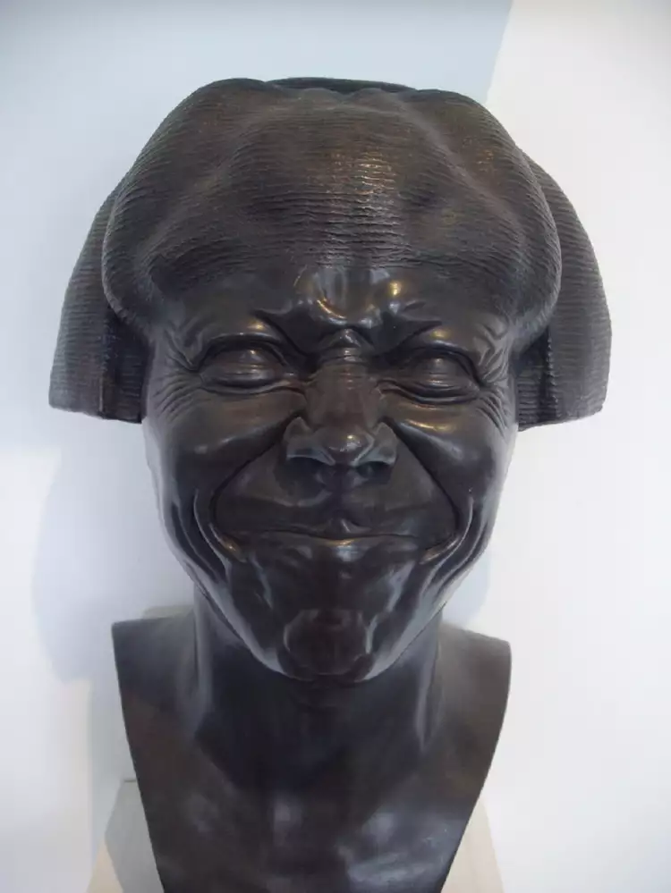 Франц Ксавер Мессершмидт. Скульптура «Эмоция 13 — тяжело раненый человек», 1770-е