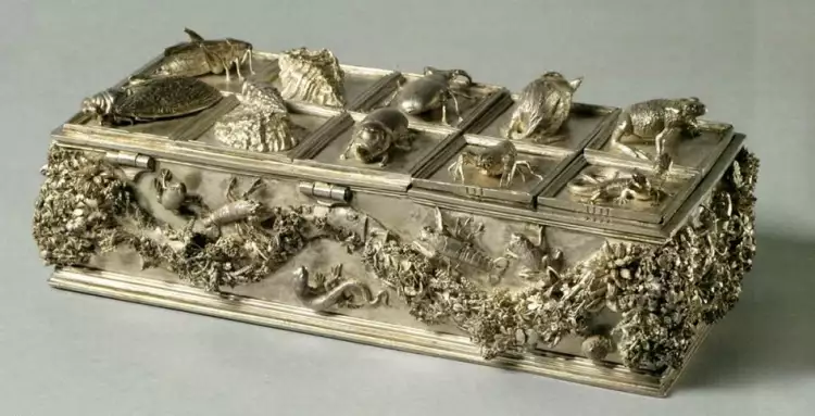 Нюрнбергское серебро. Венцель Ямницер. Чернильница, 1570 Нюрнбергское серебро. Венцель Ямницер. Чернильница, 1570