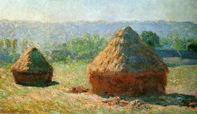 Импрессионизм. Клод Моне. «Стога сена» (1), 1890-1891 Импрессионизм. Клод Моне. «Стога сена» (1), 1890-1891