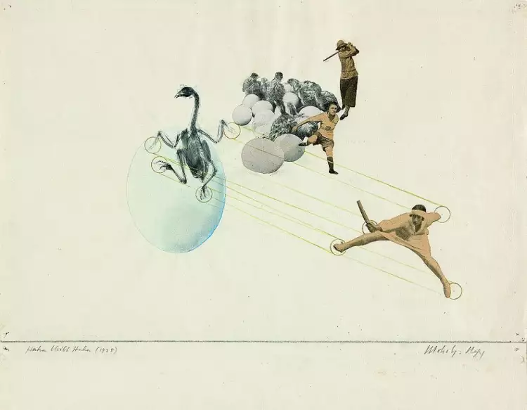 László Moholy-Nagy. Einmal ein Huhn, immer ein Huhn, 1925 László Moholy-Nagy. Einmal ein Huhn, immer ein Huhn, 1925