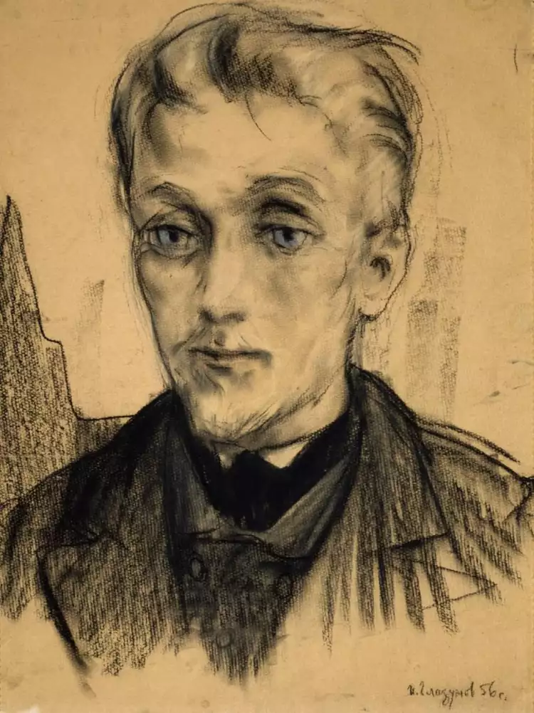 Илья Глазунов. Картина «Князь Мышкин», 1956